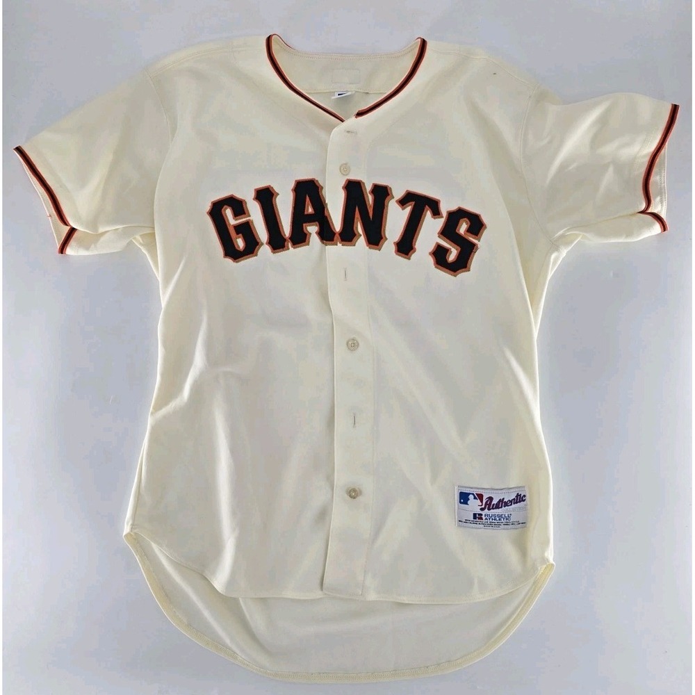 Vtg 90s Authentic Russell Athletic San Francisco Giants Jersey Mens 48 XL - PICS